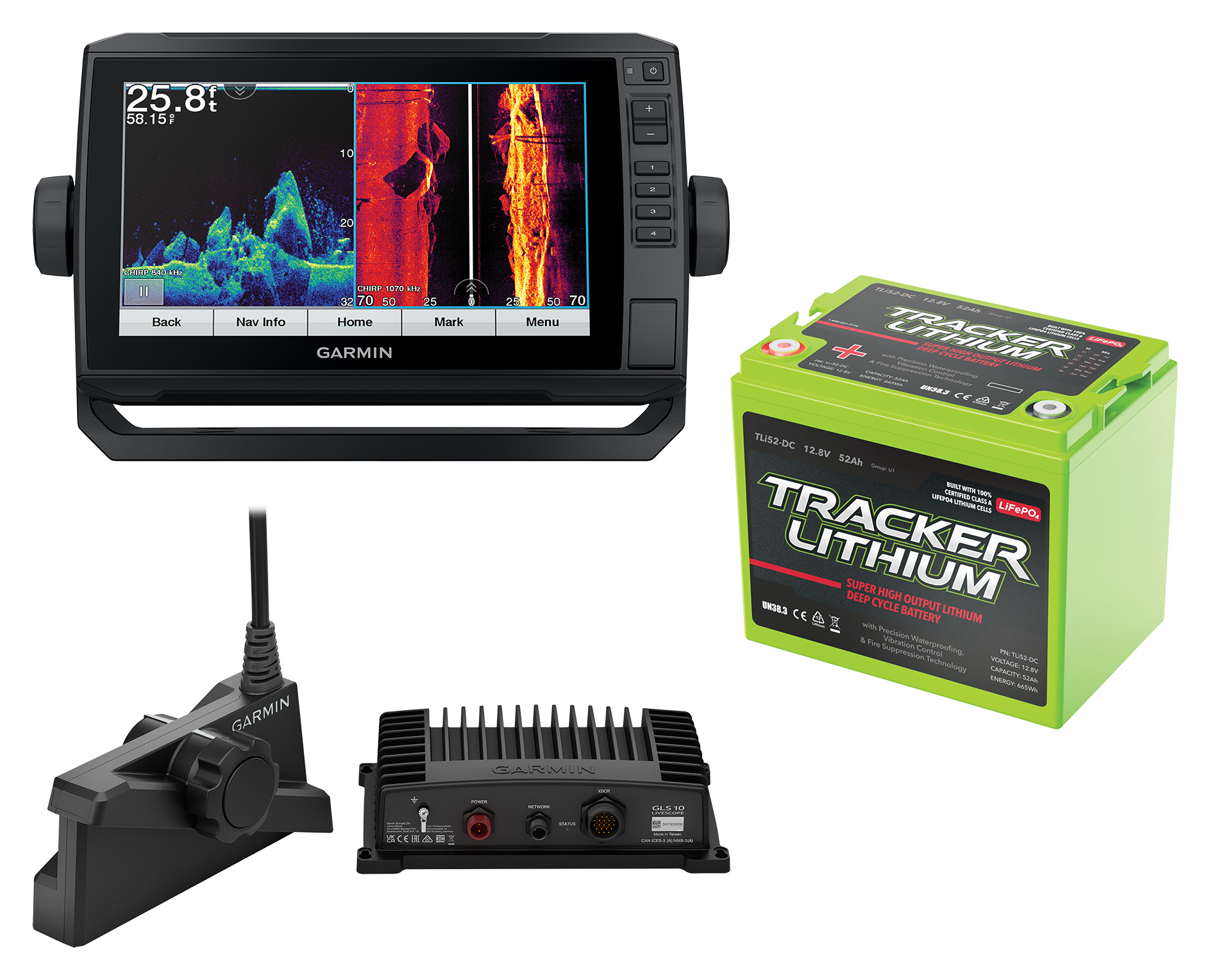 Garmin ECHOMAP UHD 93sv Fish Finder Bundle with LVS34 LiveScope Plus